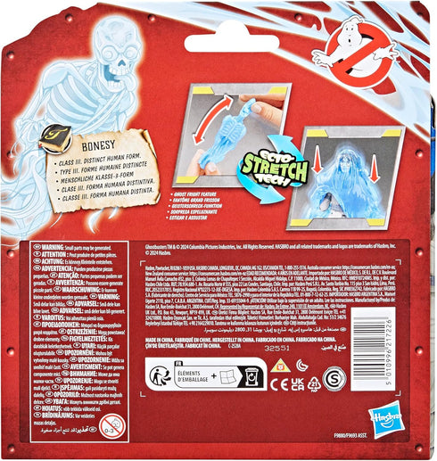 GHOSTBUSTERS Fright Features Phoebe Spengler Action Figure with Ecto-Stretch Tech Bonesy Ghost Toy Accessory, Toys for Kids Ages 4+...