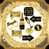 Divorce Party Decorations Kit | 10 Divorce Photo Booth Props | "I Do I Did I'm Done!" Banner | Divorcee Sash | 10 Gold Confetti Balloons and 10 Bl...