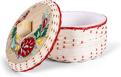 Genuine Mexican Handwoven Tortillero with added Styrofoam Insulation, Fiesta Mexican Tortilla Warmer, Tortilla Holder, Tortilla Keeper,Tortilleros...
