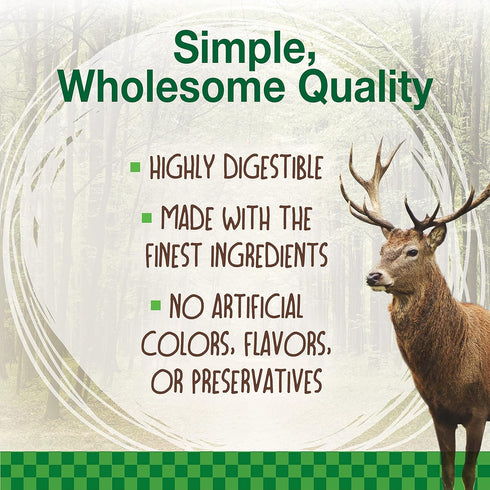 Nylabone Healthy Edibles Natural Long Lasting Venison Flavor Dog Chew Treats Wild Bone Large/Giant(1 Count)...