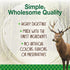 Nylabone Healthy Edibles Natural Long Lasting Venison Flavor Dog Chew Treats Wild Bone Large/Giant(1 Count)...