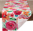 SARO LIFESTYLE Santa Monica Floral Table Runner, Multi, 16"x72"...