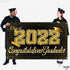 Class of 2022 Congratulations Graduate Banner -72x44 Inch Graduation Banner | Congratulations Banner Black and Gold Graduation Decorations 2022 | ...