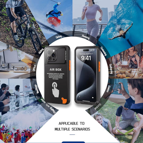 LOVE MEI Universal 6.7'' Waterproof Case, Underwater Phone Case for Snorkeling Beach Travel Essentials Case for iPhone 15 Pro Max/15 Plus/14 Plus/...