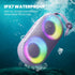 Portable Bluetooth Speakers with Lights,Teenager Gifts Speaker with Bass, 15W, IPX7 Waterproof, Bluetooth 5.3, 24H Playtime, Built-in MIC, TWS Por...