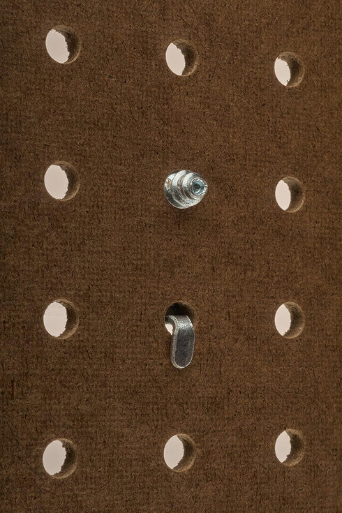 Triton Products Single Rod Pegboard Hook, 4 Inch, Silver, 10 Count...