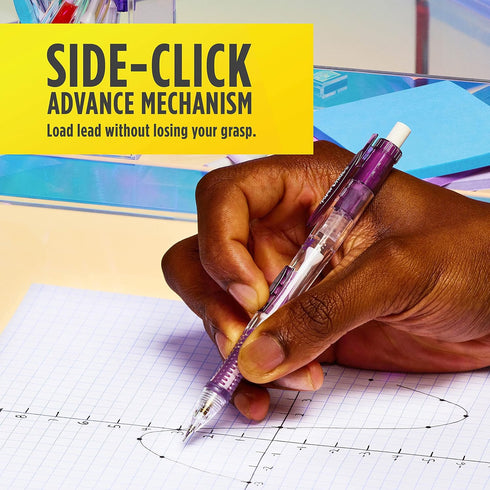 Paper Mate Clearpoint Mechanical Pencils 0.7mm, HB #2 Pencil Lead, 2 Pencils, School Supplies, Teacher Supplies, Drawing Pencils, Sketching Pencil...