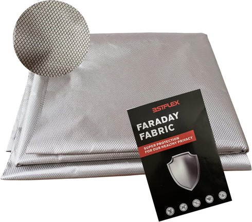 Faraday Fabric Nickel Copper Faraday Blocking Cloth 43.3"x59" Material Protection Fabric for DIY Faraday Cage, Box, Clothes, Curtains...