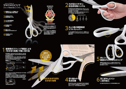 Raymay Fujii SH120 Scissors, Swing Cut, Titanium Coat, 7.2 inches (182 mm)...