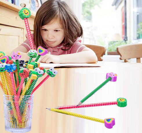 Golf Pencils with Erasers Bulk 23 PCS Personalized Number 2 Pencils 100th Day for Kids Mini Fat Triangle Pencils Fun Cute and Cool for Student Age...