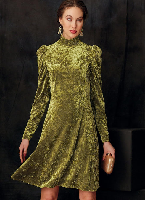 Vogue Patterns Dress Misses' Petite Knit, 14-16-18-20-22", Red...