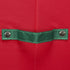 Household Essentials 532RED Holiday China Dinnerware Storage for Dessert Plates or Bowls | Removable Lid | Red Canvas with Green Trim...