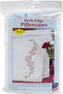 Jack Dempsey Needle Art Cross Stitch Rose Vine Embroidery Pillowcases, 20 inch x 30 inch, white...