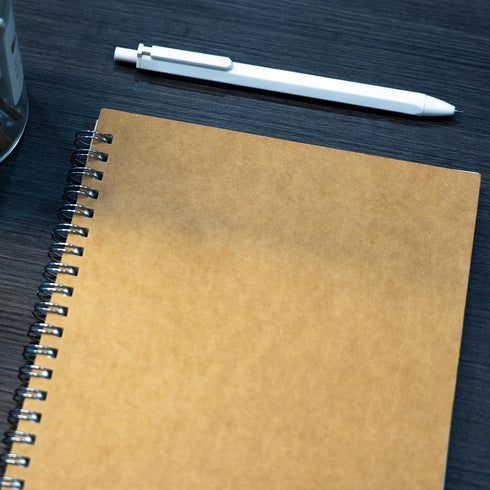 DSTELIN 10 inch x 7.5 inch, 100GSM, Blank Spiral Notebook, 2-Pack, Soft Cover, Sketch book, 50 Pages / 25 Sheets, (Brown)...
