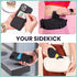 Premium Leather Phone Card Holder - Stick On Wallet for iPhone and Android Smartphones - Minimalist Style with Non-Slip Lining Secures Up to 3 Car...