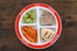Health Beet MyPlate Portion Control Plate with Dairy Bowl - 4 Divided Sections for Fruit Grains Veggies Proteins – Dishwasher & Microwave Safe Sec...