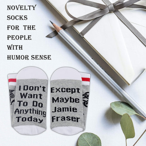 GJTIM 2PAIRS TV show Inspired Novelty Crew Socks Fans Gift Merchandise...