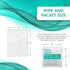 Handynaps Alcohol-Free Hand Wipes With Fresh Lemon Scent, Gentle On The Skin - Box of 100 Individually Wrapped Wipes For Adults and Kids, Travel E...