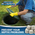 Septic Tank Cleaner Treatment, Bacteria x Natural Enzyme Flushable Bio Tabs, Rid Sewage Waste & Clean Field System, 1 Year of Tablets...