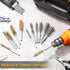12 Pieces Bore Brush for Drill Wire Bore Brush Set Wire Cleaning Brush Set Stainless Steel Cleaning Brush for Power Drill Impact Driver (Stainless...