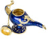 QIFU Hand Painted Enameled Magic Lamp Style Trinket Box Hinged Unique Gift for Home Decor...