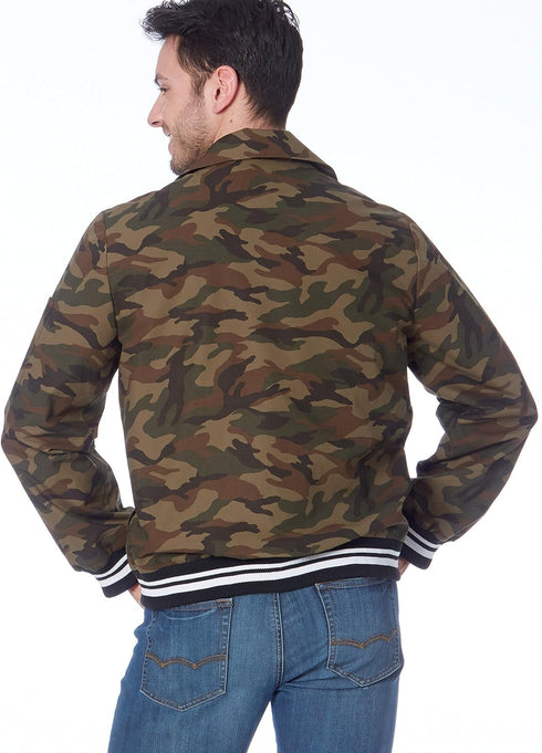 McCall Patterns M7637 XM Misses' and Men's Bomber Jackets Sewing Pattern, Size SML-MED-LRG (7637)...