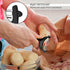 Peeler for Potato Vegetable Orange - Heavy Duty Double Sided Dual Purpose Non Slip Grip Apple Fruit Y Shaped with Ultra Sharp Stainless Steel Stra...