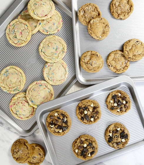 USA Pan Bakeware Nonstick Cookie Sheet Pan, Small...
