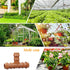 24 Pieces Drip Irrigation Barbed Tee Fittings for 1/2” Tubing (0.600”ID) - Drip Tees (17mm) Irrigation Tubing Connectors for Drip Sprinkler Garden...