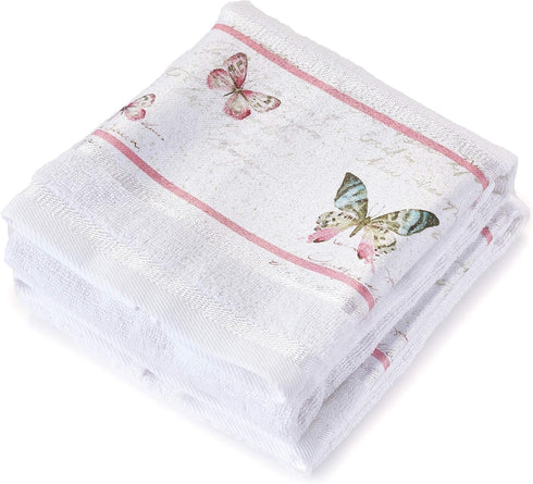Rose Garden Bathroom Hand Towels - Farmhouse Accents - Set of 2...