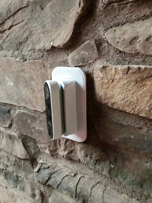 Ade Advanced Optics Wall Plate and 30 Degree Angled Mount Combo for Nest Hello - White...