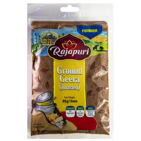 Rajapuri Whole Spices | Cumin (geera) | 3Oz. 85g (Roasted Ground Geera)...