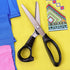 Hui Tong Strong & Sharpe Pinking Shears,Pinking Shears Scissors for Fabric, Serrated and Scalloped Scissors Fabric,3mm,5mm,7mm (Scalloped 7mm)...