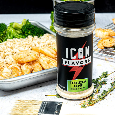 ICON Meals Gluten Free Zero Calorie Seasonings, Meal Prep, Flavor Enhancer, Keto Approved, Real Ingredients, Amazing Taste, Low Carb (Tequila Lime...