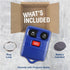 KeylessOption Key Fob Replacement for 1998 1999 2000 2001 2002 2003 2004 2005 2006 2007 2008 2009 2010 2011 2012 2013 2014 2015 2016 Ford Lincoln ...