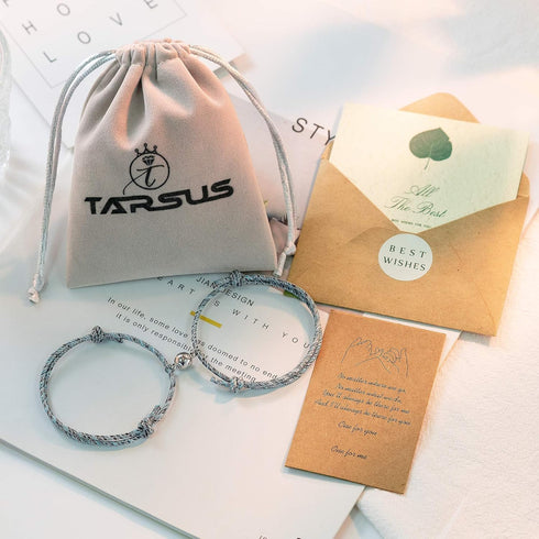 Tarsus Couple Bracelet Set Vows of Eternal Love Jewelry Gifts for Couple Bestfriend...