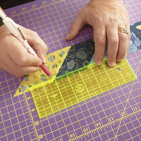 Acrylic Quilting Ruler, 2.5 inch x 8 inch | Small Ruler for Sewing, Measuring and Cutting Quilt Fabric | Straight Edge Tool for Jelly Rolls, Mini ...