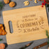 Grandma Birthday Gifts, Unique Mothers Day Gift for Grandma Grandmother Nan - Personalized Engraved Bamboo Cutting Board with Warm Words, Perfect ...