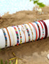LOLIAS 24 Pieces Waterproof String Bracelets for Women Surfer Wave Boho Bracelet Adjustable Handmade Friendship Bracelet String Ocean Beach Boho B...