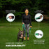 Heavy Duty Dog Leash for Small to Large Dogs - 6 ft Long with Comfortable Padded Larger Double Handles for Training, Walking, Running. Reflective ...