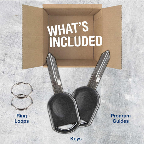 KeylessOption Car Key Replacement for 2000 2001 2002 2003 2004 2005 2006 2007 2008 2009 2010 2011 2012 2013 2014 2015 2016 Ford Lincoln Mazda Merc...