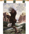 Manual Inspirational Collection 26 X 36-Inch Wall Hanging and Finial Rod, Freedom with Verse by Linda Picken,...