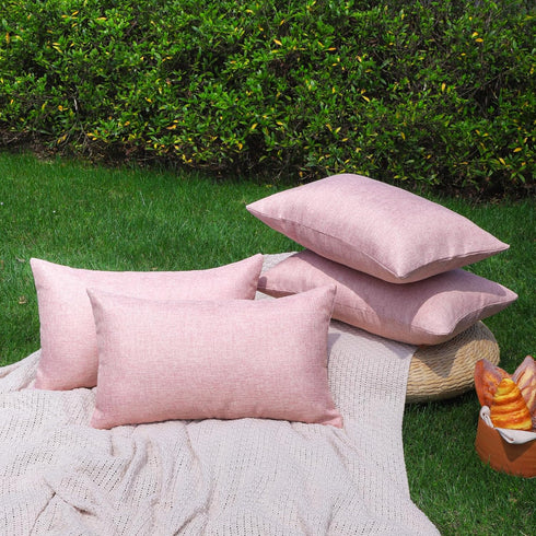 OTOSTAR Outdoor Waterproof Throw Pillow Covers Garden Decorative Cushion Case Pillow Covers Outdoor Pillowcases Patio Pillows for Couch Sofa Tent ...