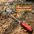 SHANFEEK Hoe Garden Tool Hollow Hoe for Weeding 15-Inch Weed Removal Tool for Yard with Rubber Non-Slip Handle(Red)...