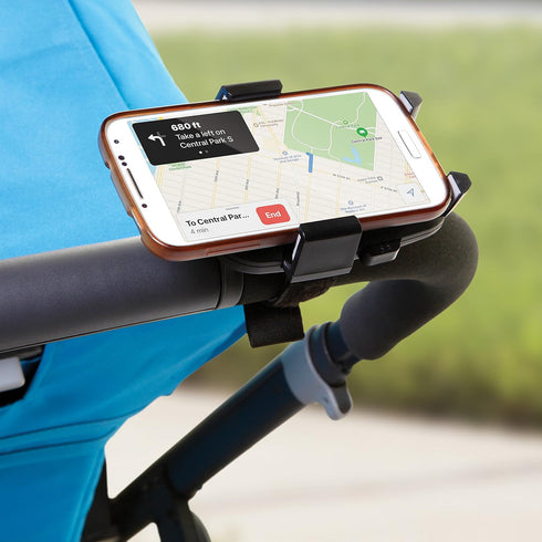 Dreambaby Stroller EZY-Fit Phone Holder- Suitable for Most Phones Including iPhone, Samsung, Motorola- Fits All Strollers, Prams, Wheelchairs, and...