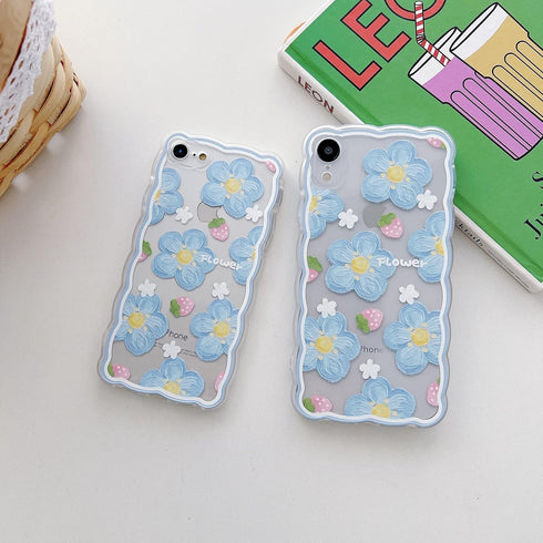 Compatible with iPhone XR Case for Women Girl,Cute Floral Flower Pattern with Full Camera Lens Protection Case Fashion Slim Soft Silicone TPU Prot...