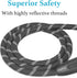 iYoShop 6 FT Durable Slip Lead Dog Leash with Padded Handle and Highly Reflective Threads, Dog Training Leash, (Medium/Large, 35~120 lbs, Black)...