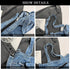 Denim Tote Bag, Large Capacity Jean Purses for Women Denim Crossbody Handbags with Small Purse...