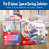 10 Pack Large Vacuum Storage Bags for Comforters, Blankets & Clothes – Vacuum Sealed Compression Bags with Hand Pump – Space Saver Storage Bags fo...