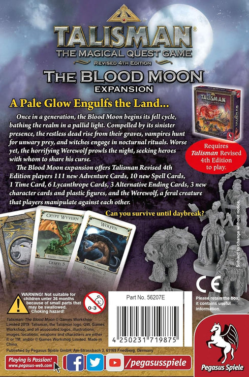 Pegasus Spiele Talisman: The Blood Moon Board game Blue...